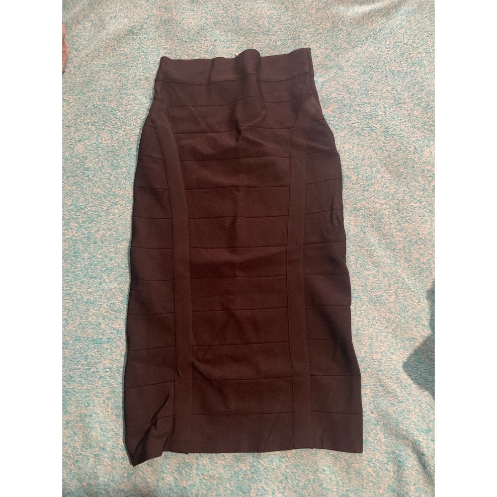 Bebe Black Bandage Skirt